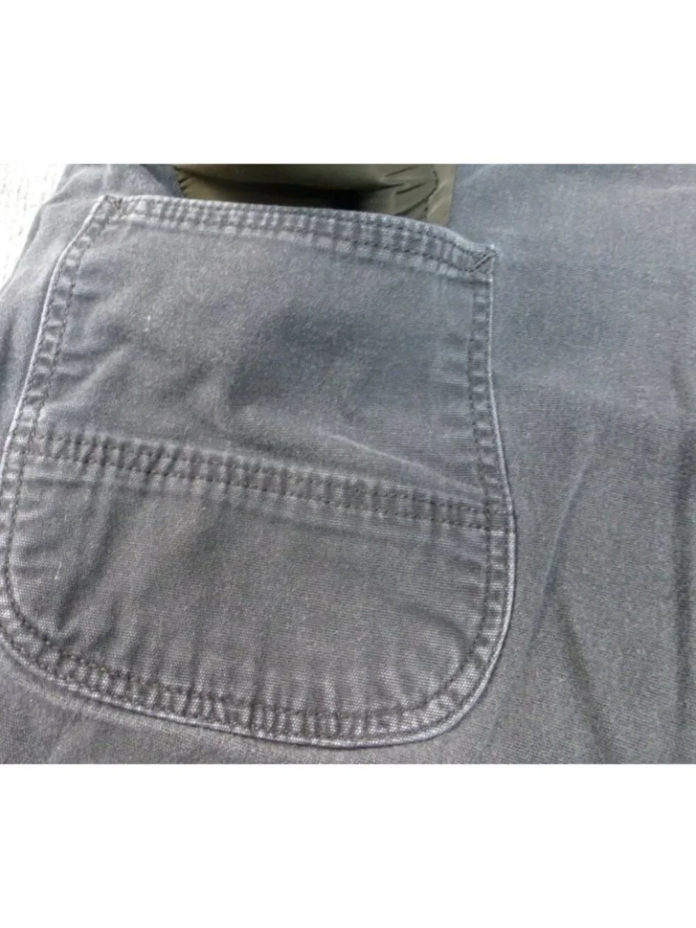 Carhartt Rugged Flex Relaxed Fit Rigby Dungaree Work Pants Mens 48x30 Gray Workw - Picture 15 of 15
